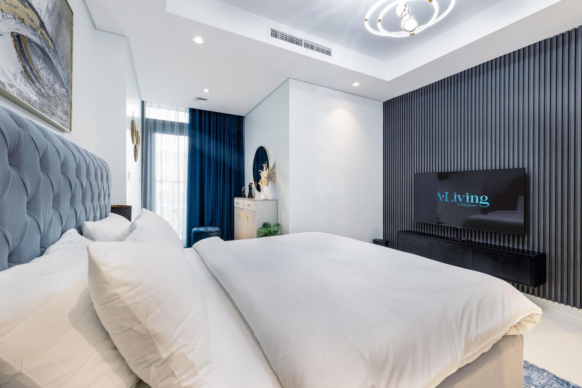 Ferienwohnung Aliving Luxe 2Br With Burj Khalifa View Infinity Pool Midtown-4704 Dubai Exterior foto